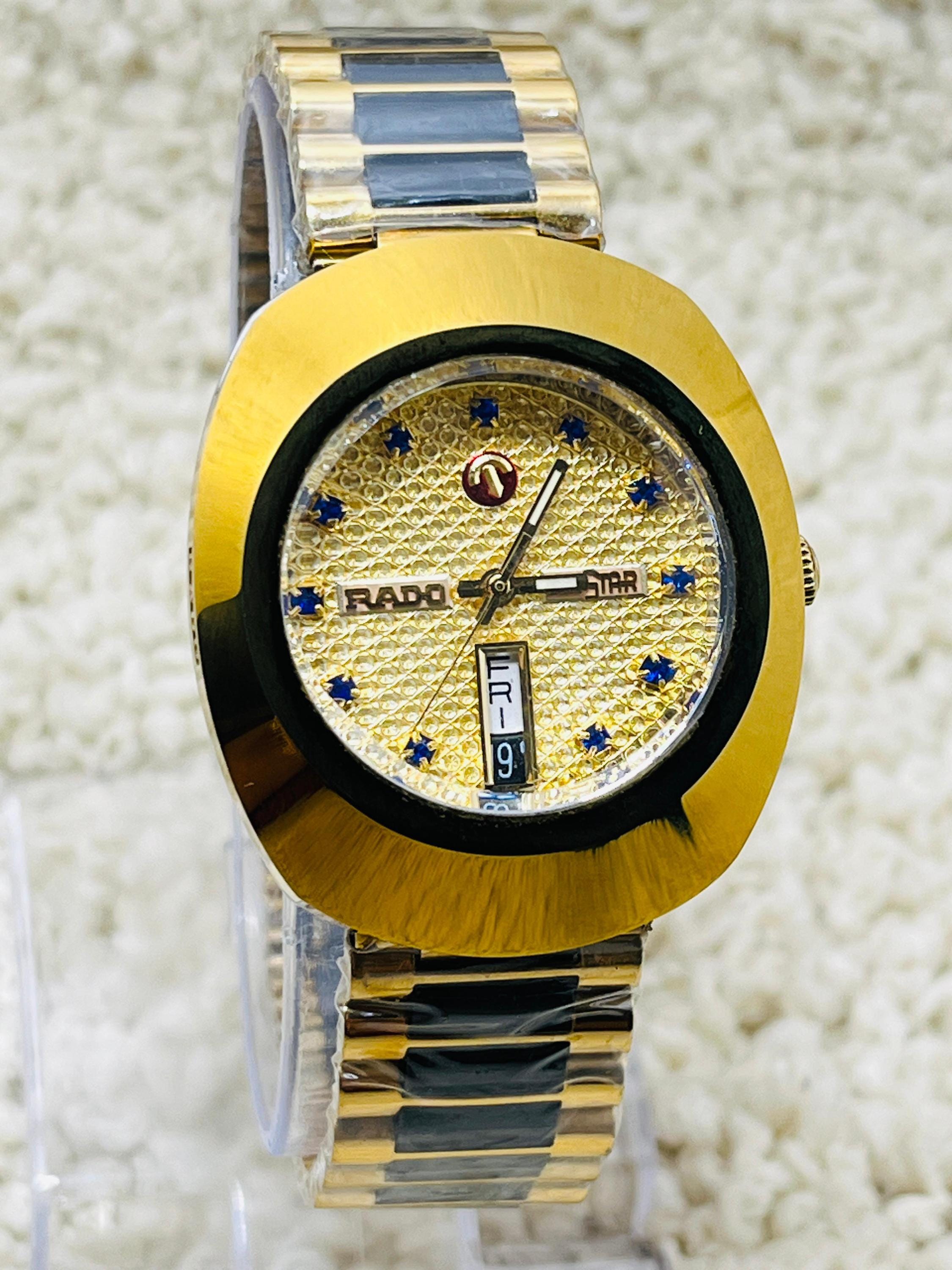 A*O様 ヴィンテージ RADO DIASTAR デイト腕時計 ゴールド/シルバ Vintage Refurbished RADO DIASTAR Automatic Watch| Golden Dial 25