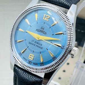 ROAMER 手巻き　腕時計 機械式　17 JEWELS 17 Jewels Roamer - Etsy