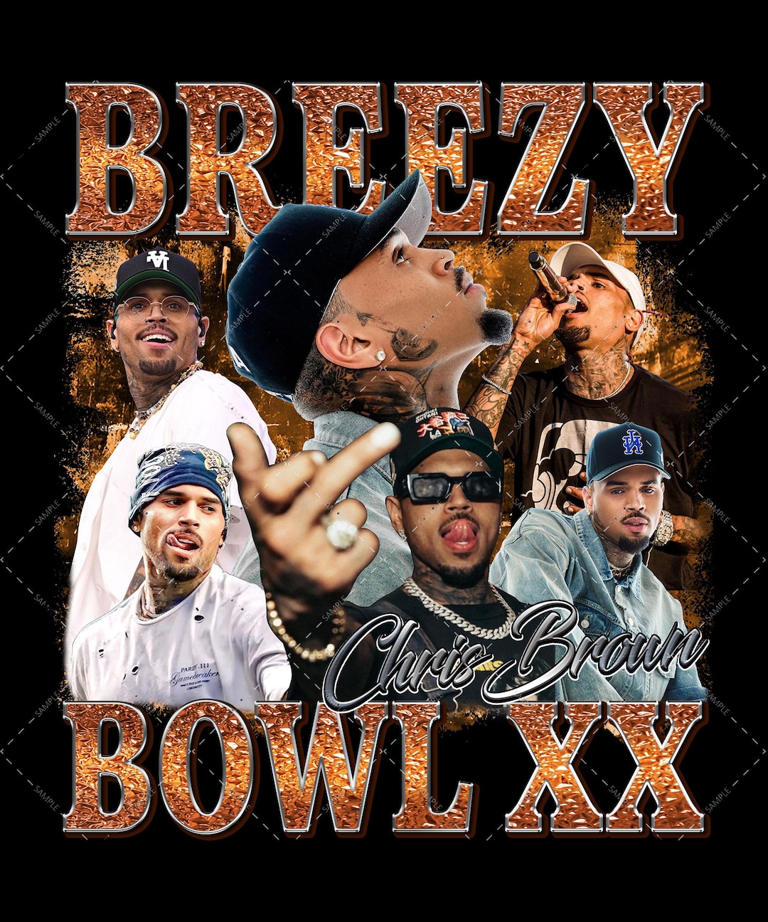 Chris Brown XX Tour PNG File: Fan Art Digital Dow…