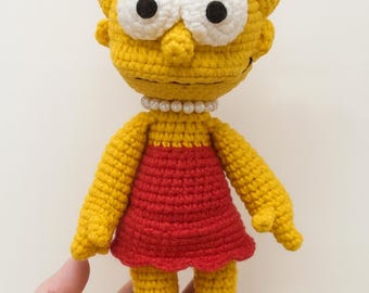 Lisa Simpson - Patron au crochet Amigurumi