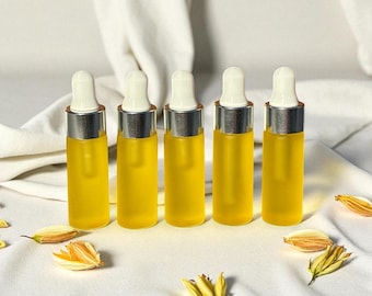 Organic Under-Eye Serum – Frankincense Resin Infused with Castor, Jojoba & Pomegranate CO2 – Brightening Eye Oil for Delicate Skin