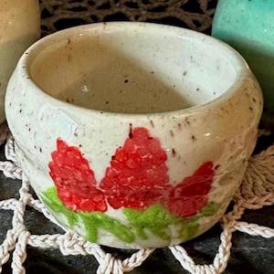 Mini handmade trinket dishes,dressing sauces,wedding favors,engagement ring dish,botanical,spice & sauce bowl,ceramic bowl,gift for guest