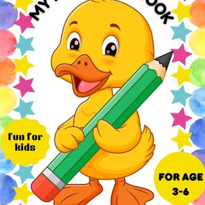 ABC Tracing Book for Kids | Alphabet Learning Workbook Ages 3-6 | Preschool & Toddler Printable.