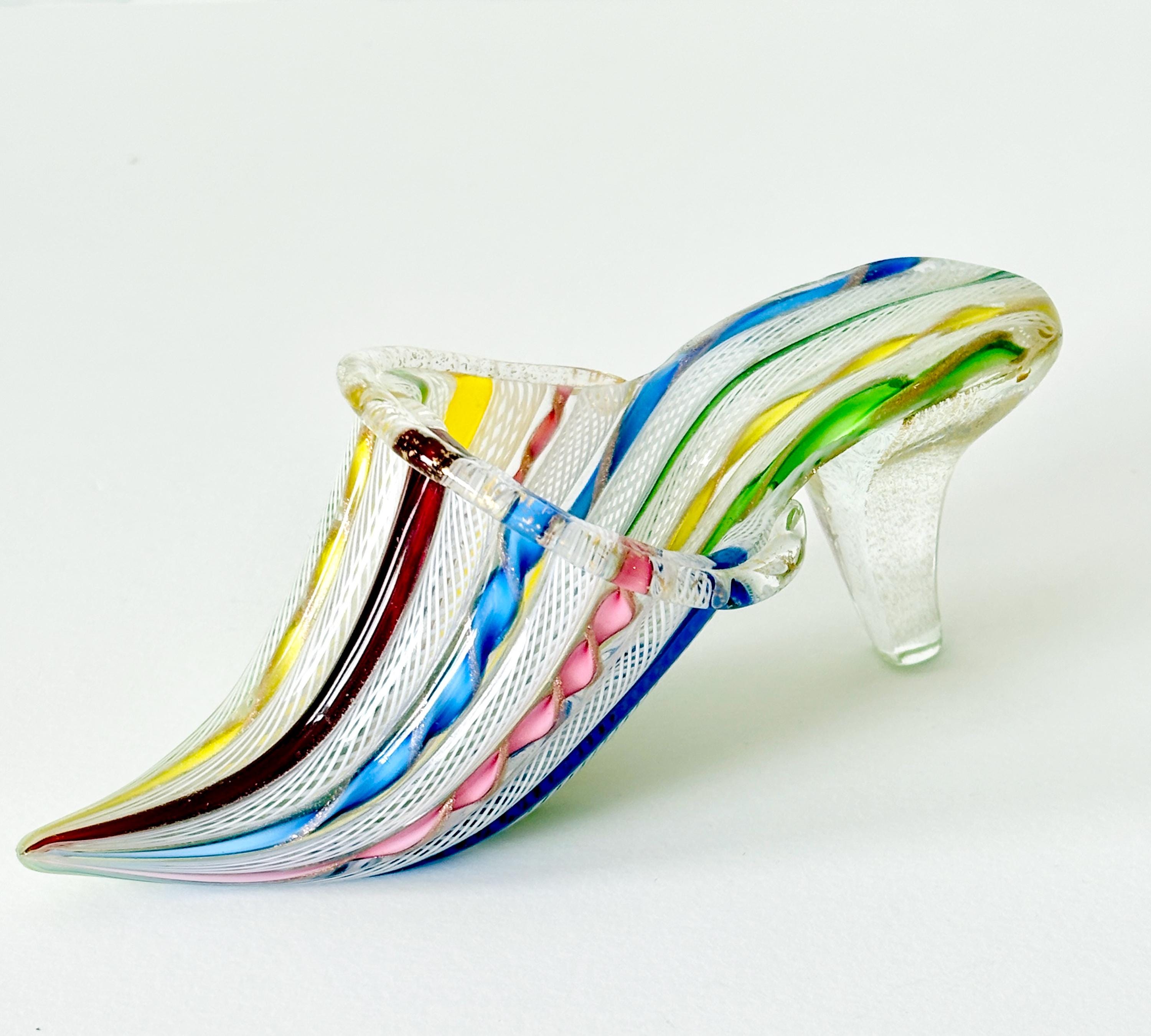 ムラーノガラス ガラスの靴 murano オブジェ サインあり unnamed_db1ba68f-aed0-4ff7-
