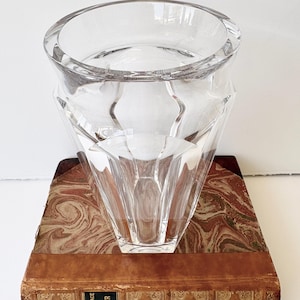 Stunning Baccarat Crystal Vase, Nelly Flower Vase, French Antiques, Mid Century Art Objects