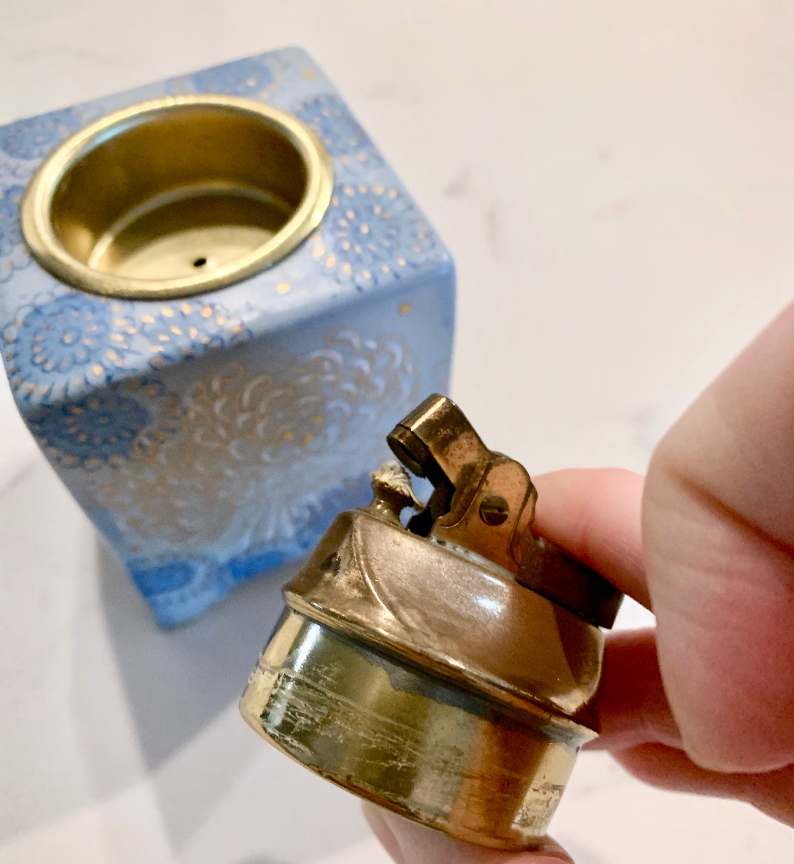 Vintage PORCELAIN Japanese Lighter Oriental Decor Unique Etsy