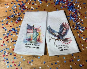 Commemorative Kitchen Towels for 250 Year Celebration | American 1776-2026