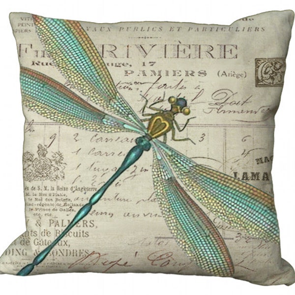 Dragonfly Pillow Etsy