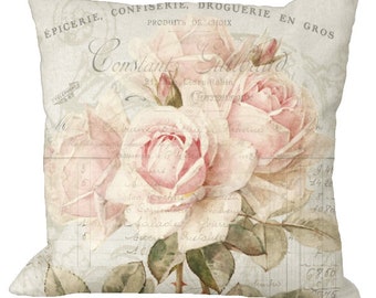 shabby chic throw pillows