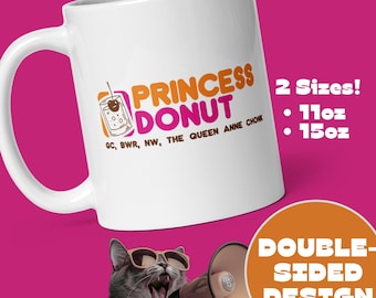 Princess Donut Coffee Mug – Dungeon Crawler Carl – Double-Sided 11oz / 15oz