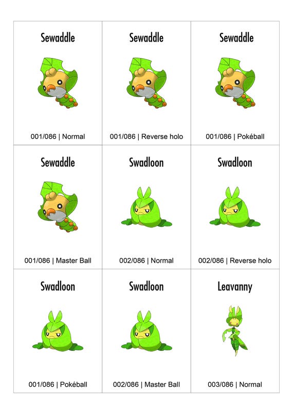 SV10.5 White Flare Master Set Printable Binder Tracker, Pokémon