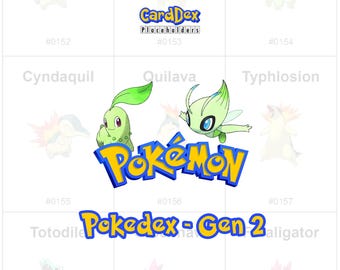 Pokémon Gen 2 Pokédex Sammelmappe - Printable Johto Tracker (PDF) Platzhalter