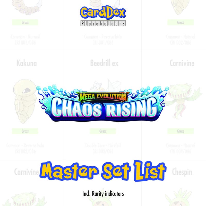 Chaos Rising Binder - Etsy