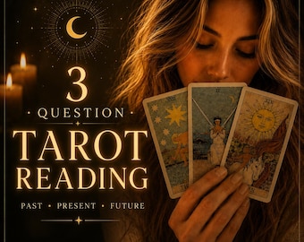 Same Hour 3 Frage Tarot Legung, Love Psychic Legung, Beziehungshilfe, Einblick in die Zukunft