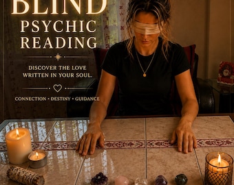 Same Hour Blind Psychic Reading, Telepathische Einsicht, Intuitive Energie Reading