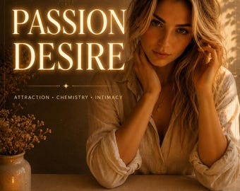 Leidenschaft, Wunsch, Tarot-Lesung, sexuelle Chemie, Anziehung und romantische Energie Einsicht