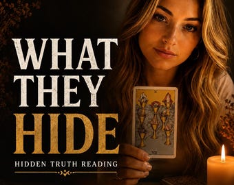 What They Hide Tarot Reading, Hidden Truths, No Sugar Coating Love Psychic Insight