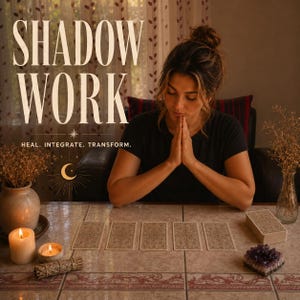Shadow Work Tarot Reading, Emotional Blocks, Hidden Truths and Inner Healing Insight