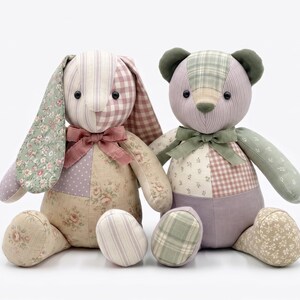 Memory bear pattern Simplicity pattern Plush sewing pattern Memorial bear Teddy bear pattern Keepsake bear Plushie sewing pattern image 4