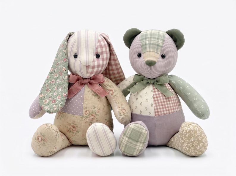 Memory bear pattern Simplicity pattern Plush sewing pattern Memorial bear Teddy bear pattern Keepsake bear Plushie sewing pattern image 4