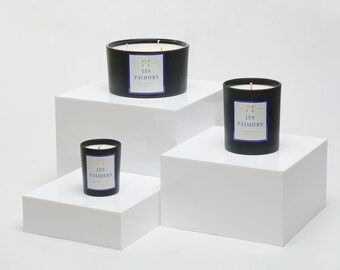 Handmade scented candle coconut vanilla lily bergamot | Natural handmade candle coconut rapeseed wax | Christmas gift cocooning scented home