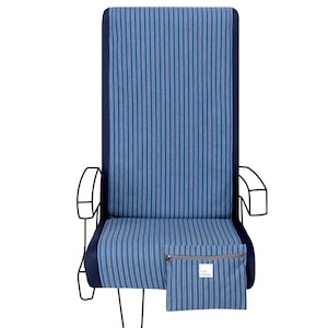 Airplane Seat Cover | Railroad Stripe by NiceSeats
