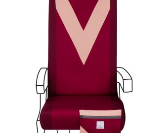 Fundas para asientos de avión / Actualícelas cada vez que viaje con una sensación de sábanas limpias de primera clase.