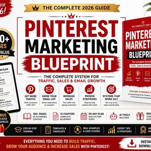 PINTEREST MARKETING BLUEPRINT 2026 | Pinterest Marketing Course | Pinterest Strategy Guide | Pinterest Traffic & Sales System | Download