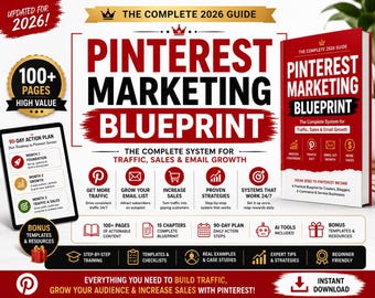 PINTEREST MARKETING BLUEPRINT 2026 | Pinterest Marketing Course | Pinterest Strategy Guide | Pinterest Traffic & Sales System | Download