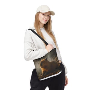 Cozy Capybara Tote Bag - Perfect for Animal Lovers, Eco-Friendly Shopping, Gift for Wildlife Enthusiasts, Everyday Use, Unique Animal Design