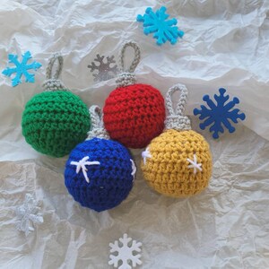 Christmas ornaments - crochet ornaments - Christmas tree ornaments - handmade ornaments - holiday decorations - Christmas decor