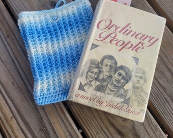 Book sleeve - book accessories - book cover - crochet book cover - gifts for readers - book gifts - free shipping