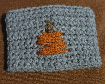 Crochet cup cozy - reusable cup cozy - crochet cup sleeve - knitted cup sleeve - knitted cup cozy - fall cozy - pumpkin mug cozy