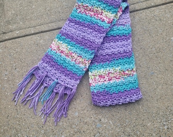 Winter Scarf - Chunky Winter Scarf - Crocheted Scarf - Knitted Scarf - Crochet Wrap - Knit Wrap - Gift Under 30 - Scarf for Women - Teens