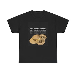 Bitcoin Stacks Sats Unisex Heavy Cotton Tee