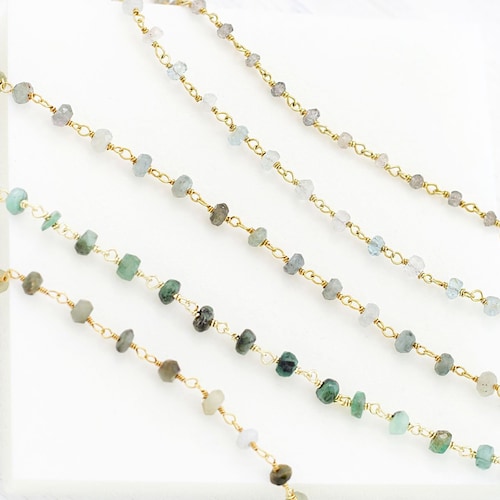 Delicate Gemstone Choker Labradorite 