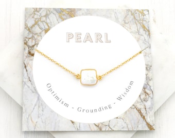 Dainty Genuine Pearl Necklace, Bridesmaid Gift Necklace, Wedding Necklace, June Birthstone, Boho Pearl Necklace, Inspiration Jewelry, NK-GS