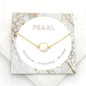 Dainty Genuine Pearl Necklace, Bridesmaid Gift Necklace, Wedding Necklace, June Birthstone, Boho Pearl Necklace, Inspiration Jewelry, NK-GS