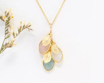 Mother's Day Gift Custom Necklace For Mom, Custom Initial Necklace, Mommy Necklace, Family Necklace, Personalized Necklace, Mom Gift