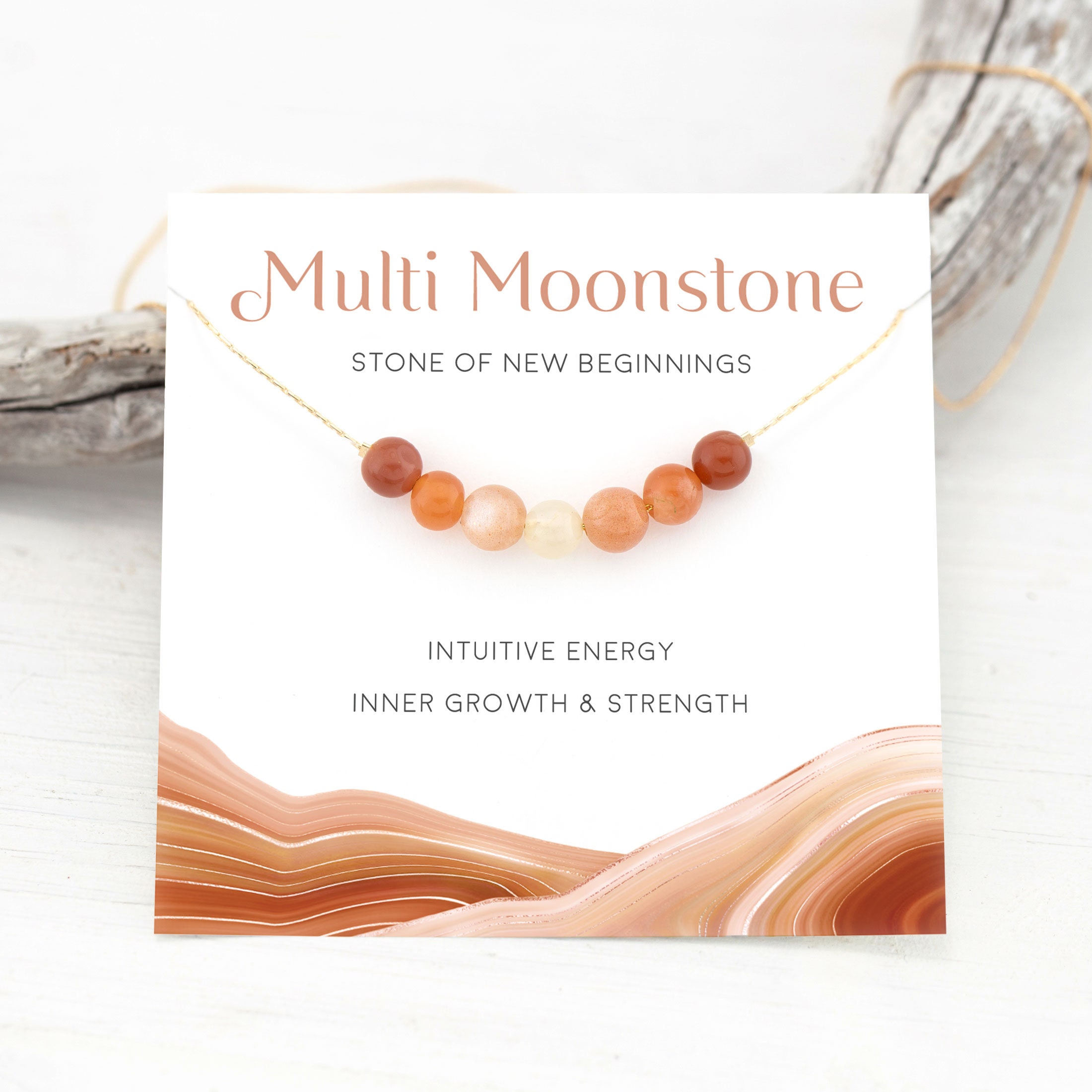 Natural Moonstone Beads Necklace, Moonstone Bracelet Natural