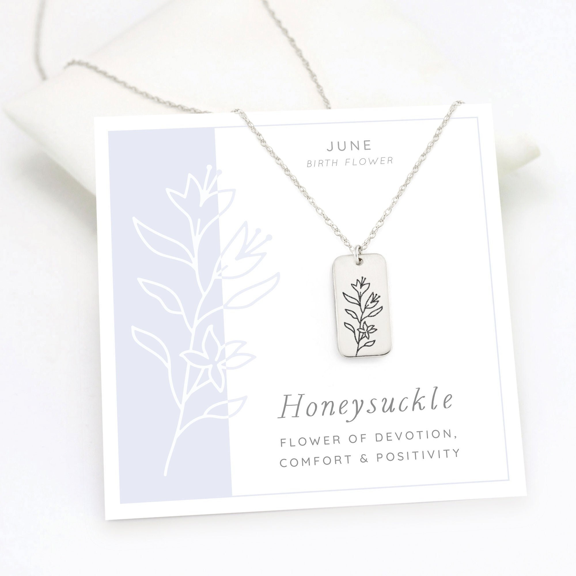 Dog Tag Charm June Crystal Sterling Silver Dog Tag Charm June Crystal Sterling Silver