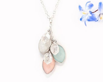 Personalized gifts for women, Nana Gift, Sterling Silver Initial Necklace, Grandma Gift, Hand Stamped Initial Necklace, pregnancy gift