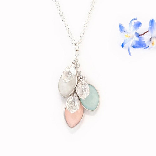 Custom Family Necklace for Mom Nana 