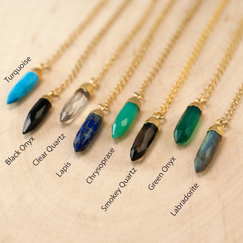 Download Layered Necklace Set Swallow Bird Necklace Gemstone Point ...