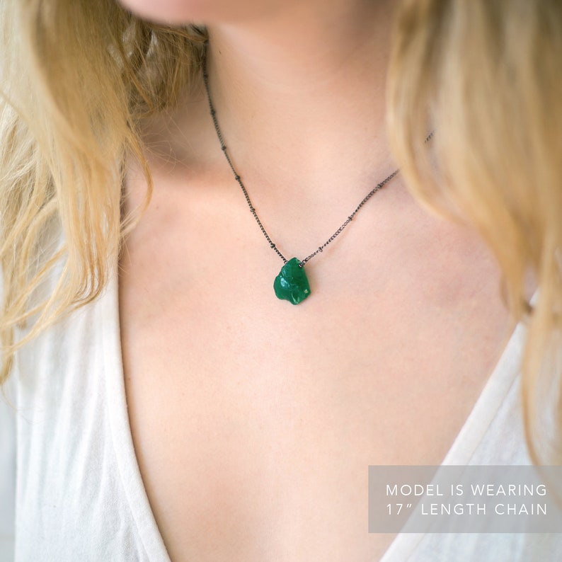 NK-ST Gold Satellite Chain Raw Citrine Necklace Raw Crystal Nugget Rough Gemstone Necklace Boho Gift Ideas November Birthstone Jewelry