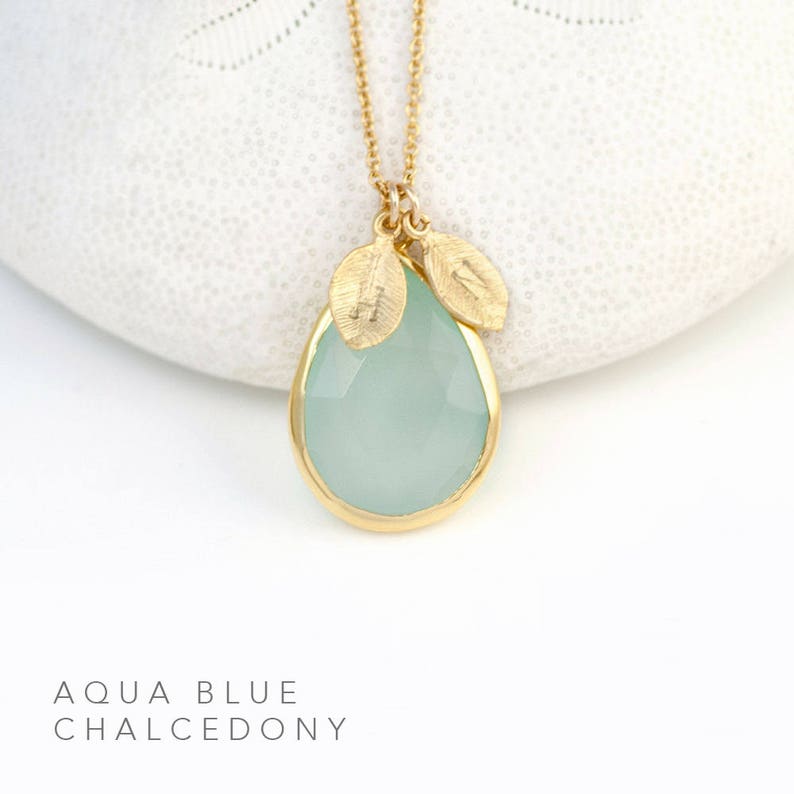 Personalized Necklace Initial Necklace Turquoise Necklace Gold New Mom Gift NK-15 December Birthstone Necklace Bridal Shower Gift