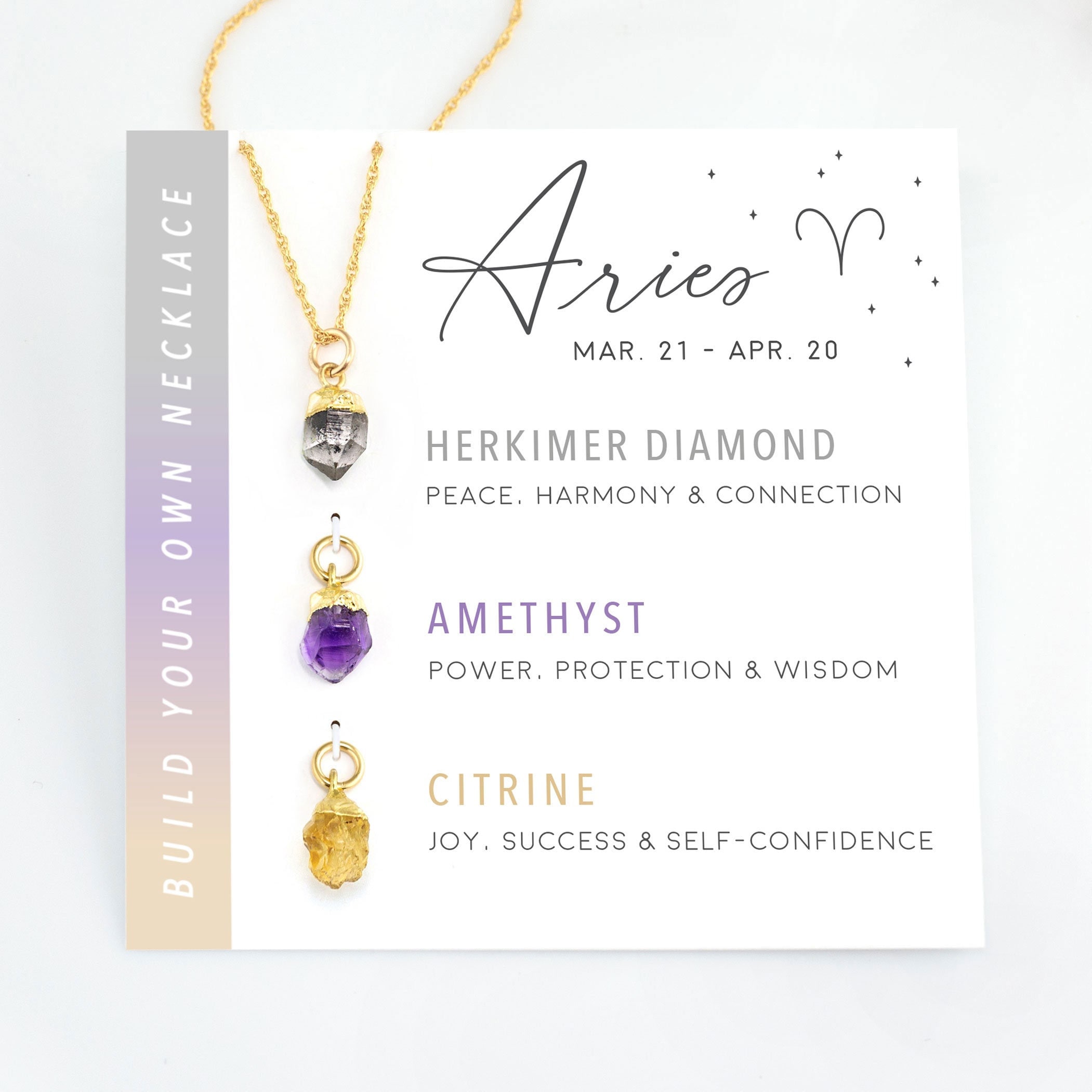 Zodiac Stone Aries Etsy