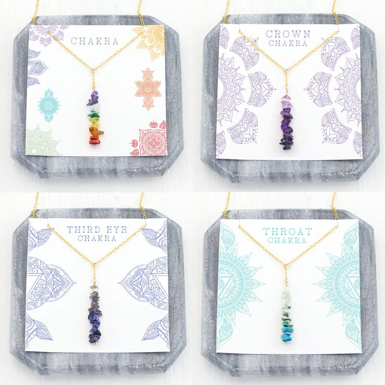 Healing Sacral Chakra Necklace Stone Meaning Card Gift Etsy