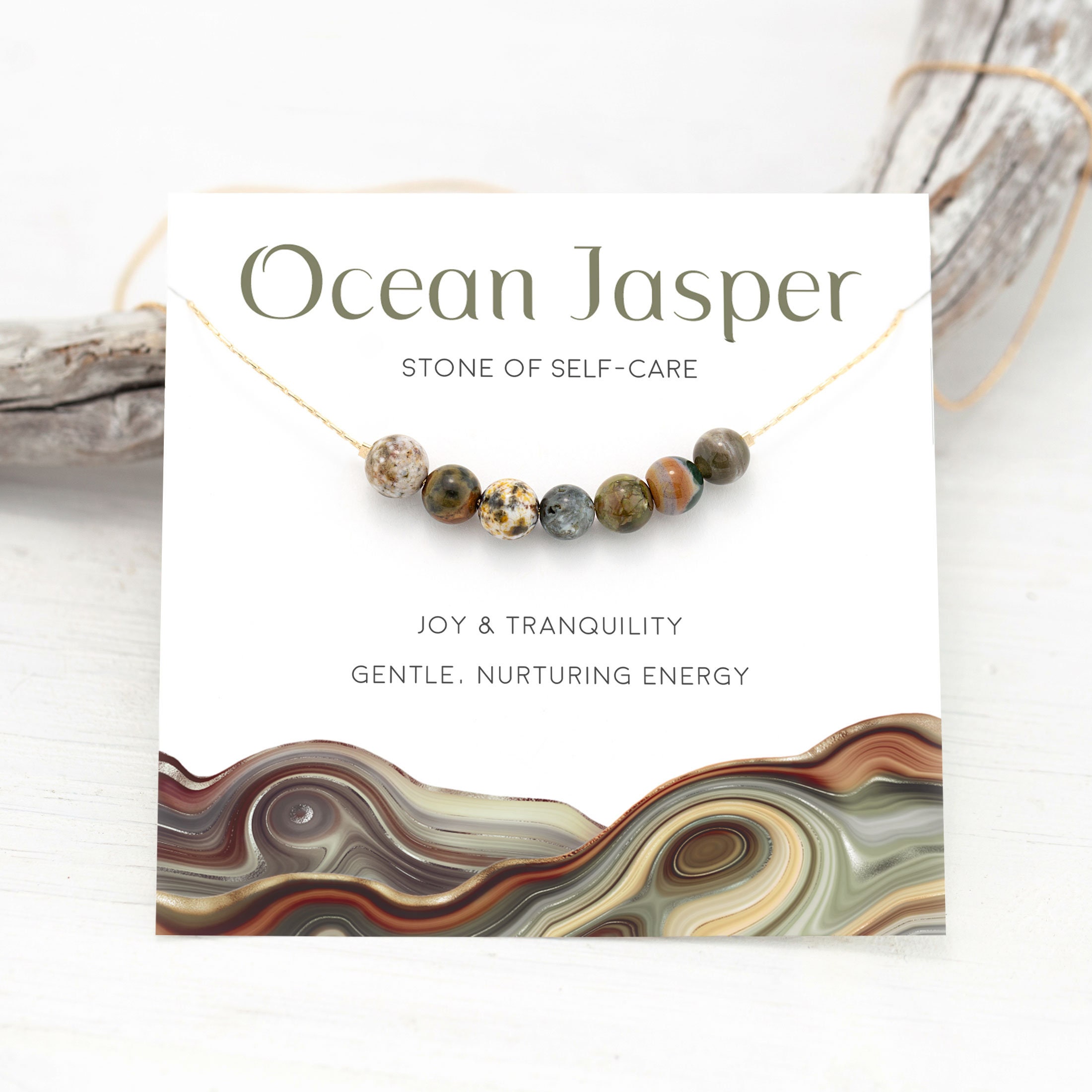 Lovely, and handmade, ocean jasper necklaces It's only $14… | Flickr