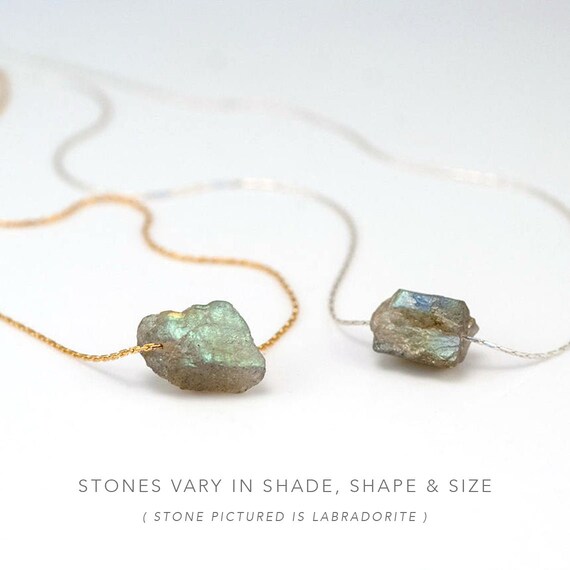 Raw Stone Jewelry Raw Crystal Necklace Double Terminated Tibetan Quartz Necklace Raw Stone Necklace Boho Crystal Point Necklace